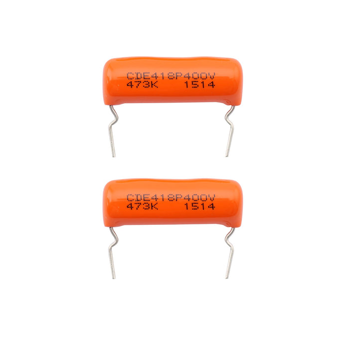 cde sprague orange drop capacitors tone caps for guitar or bass 033uf 1uf 47uf 047uf mx2029 2p, 2 pcs