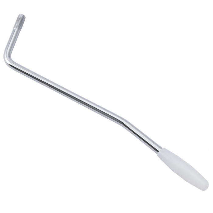 musiclily pro steel m6 threaded in tremolo arm whammy bar 6mm vibrato arm for squier strat style electric guitar mx2205p, chrome