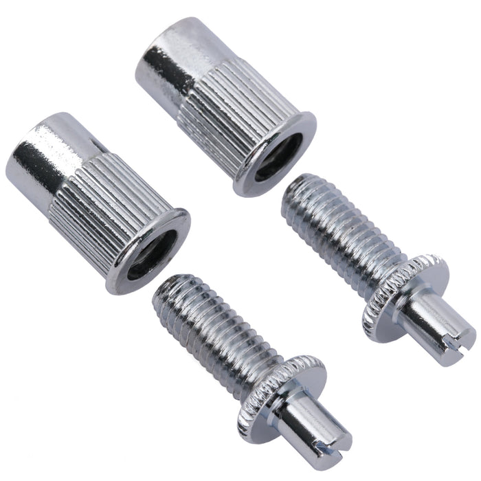 musiclily pro metric mounting stud and bushing for imported lp style electric guitar nashville tunematic bridge mx2209 2p, nickel
