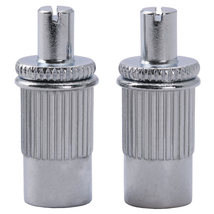 musiclily pro metric mounting stud and bushing for imported lp style electric guitar nashville tunematic bridge mx2209 2p, chrome