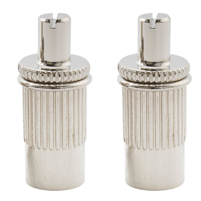 musiclily pro metric mounting stud and bushing for imported lp style electric guitar nashville tunematic bridge mx2209 2p, nickel