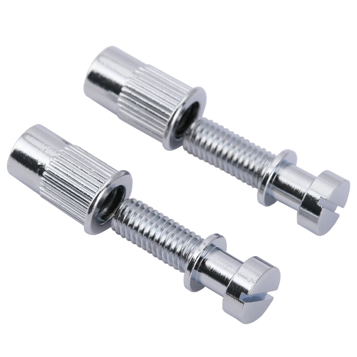 musiclily pro metric mounting stud and bushing for epiphone lp style electric guitar bridge stop tailpiece mx2211 2p, nickel