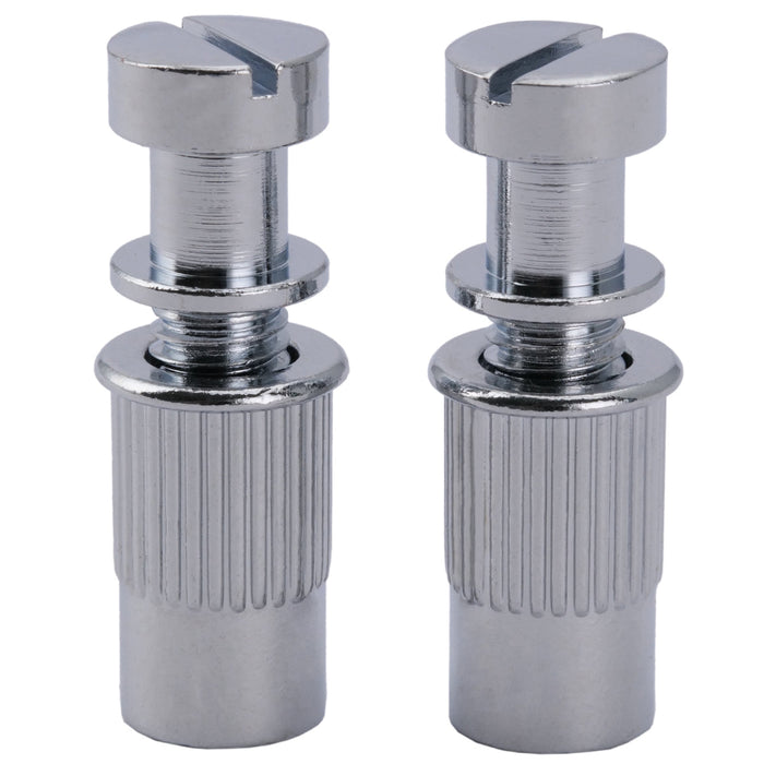 musiclily pro metric mounting stud and bushing for epiphone lp style electric guitar bridge stop tailpiece mx2211 2p, chrome