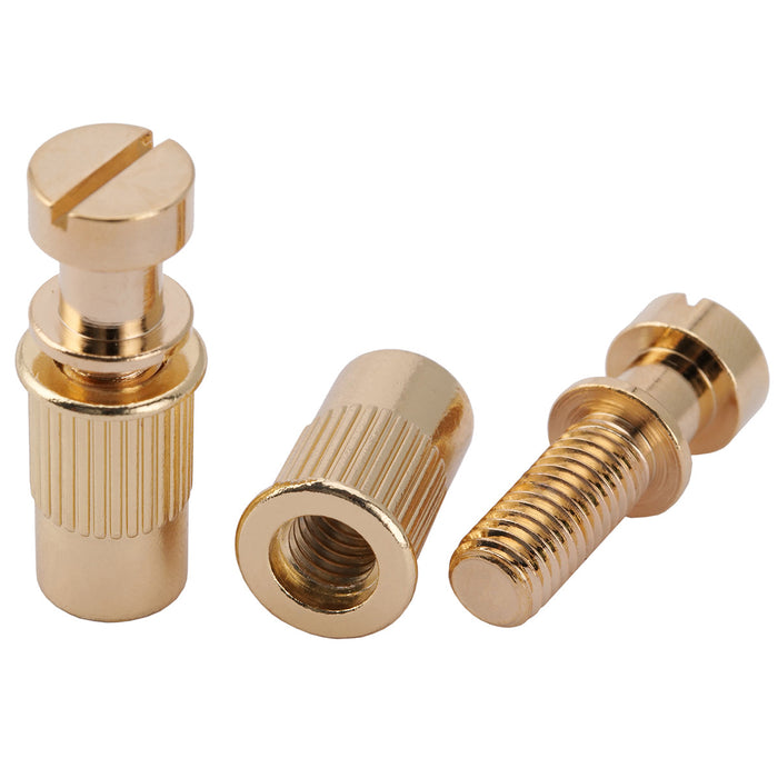 Parafuso de Montagem Métrico e Bucha Musiclily Pro para Ponte Stop Tailpiece da Guitarra Elétrica estilo LP Epiphone, Conjunto de 2