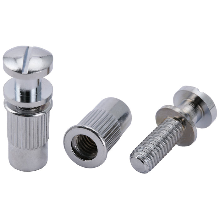 musiclily pro metric mounting stud and bushing for epiphone lp style electric guitar wraparound bridge mx2212 2p, gold