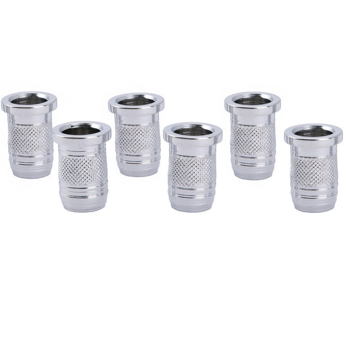 Part of musiclily pro 11mm steel through body string mounting ferrules for electric guitar mx2213 6p