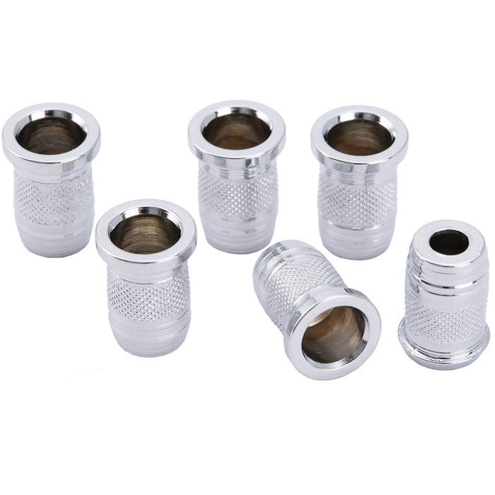 musiclily pro 11mm steel through body string mounting ferrules for electric guitar mx2213 6p