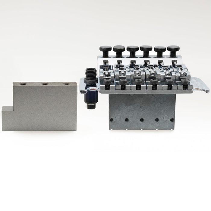 Application of musiclily ultra 37mm full solid steel l shaped tremolo block for electric guitar floyd rose locking tremolo bridge mx2235p