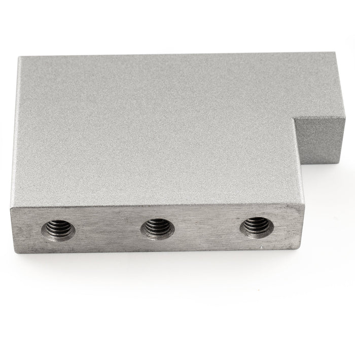 detail of musiclily ultra 37mm full solid steel l shaped tremolo block for electric guitar floyd rose locking tremolo bridge mx2235p