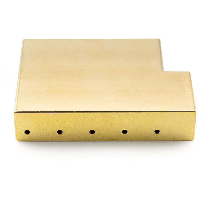 musiclily ultra 42mm full solid brass steel l shaped tremolo block for electric guitar floyd rose locking tremolo bridge mx2235p details