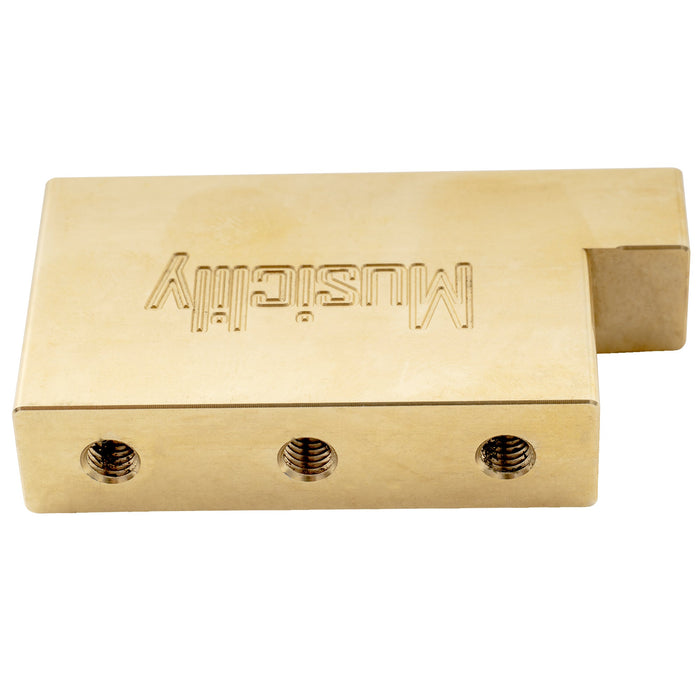 musiclily ultra 32mm full solid brass steel l shaped tremolo block for electric guitar floyd rose locking tremolo bridge mx2235 details