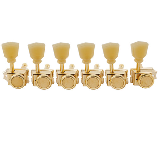musiclily pro vintage hybrid style keystone button 6 inline guitar locking tuners tuning pegs keys machine heads set for strat tele style electric guitar mx2239p