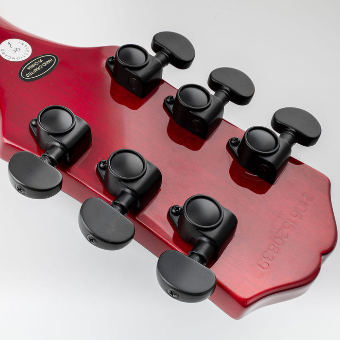 Usage show of musiclily ultra 3r3l 20 1 ratio grover roto style full sealed machine heads tuners tuning pegs keys with right angle screw for acoustic electric guitar mx2242p