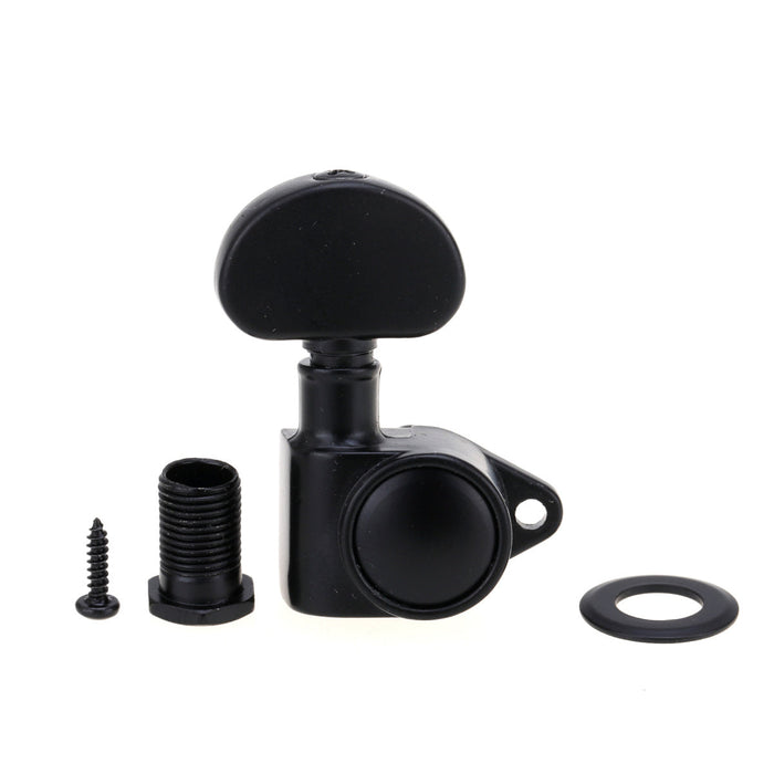 detail of musiclily ultra 3r3l 20 1 ratio grover roto style full sealed machine heads tuners tuning pegs keys with right angle screw for acoustic electric guitar mx2242p