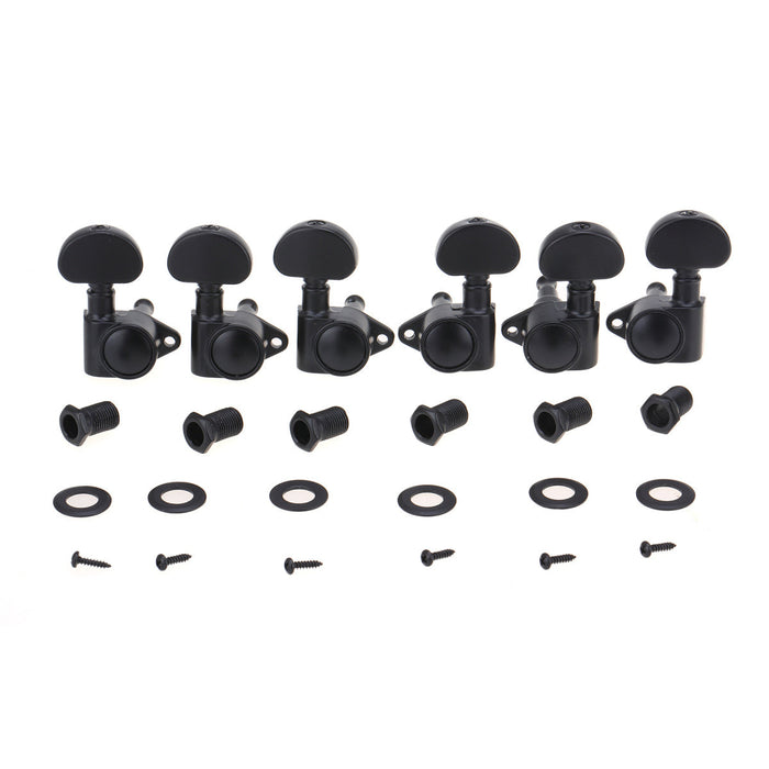 musiclily ultra 3r3l 20 1 ratio grover roto style full sealed machine heads tuners tuning pegs keys with right angle screw for acoustic electric guitar mx2242p
