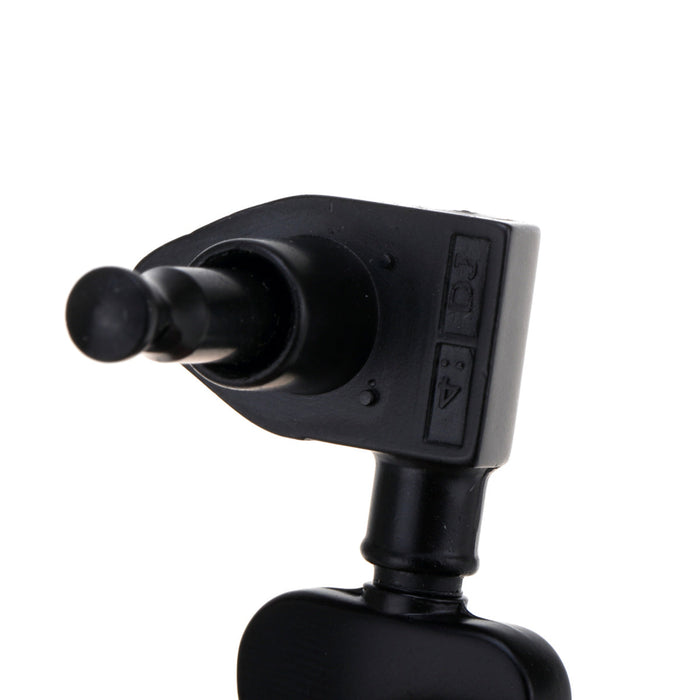 musiclily ultra 3r3l 20 1 ratio grover roto style full sealed machine heads tuners tuning pegs keys with right angle screw for acoustic electric guitar mx2242p, black