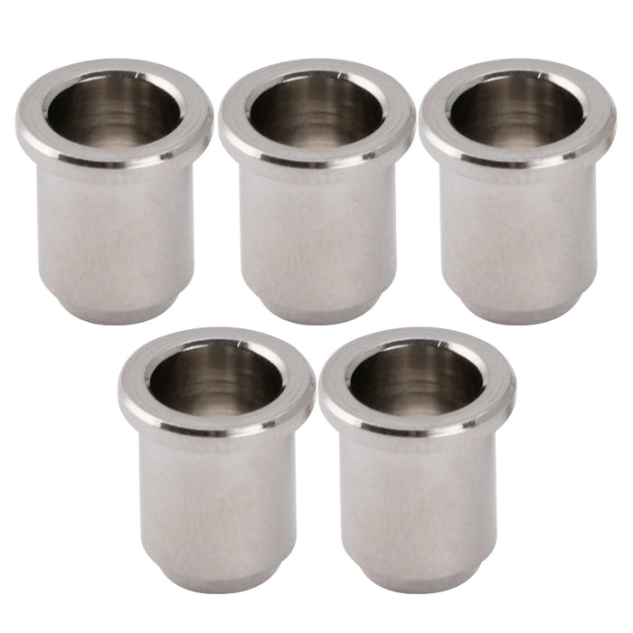 musiclily pro 14mm brass through body string mounting ferrules for electric bass mx2245 5p