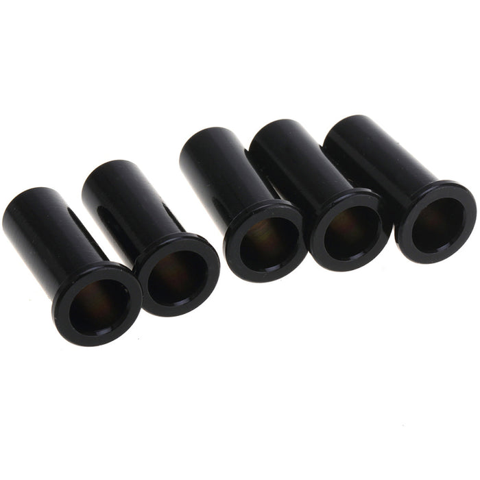 detail of musiclily pro 25 5mm brass through body string mounting ferrules for electric bass mx2246 5p