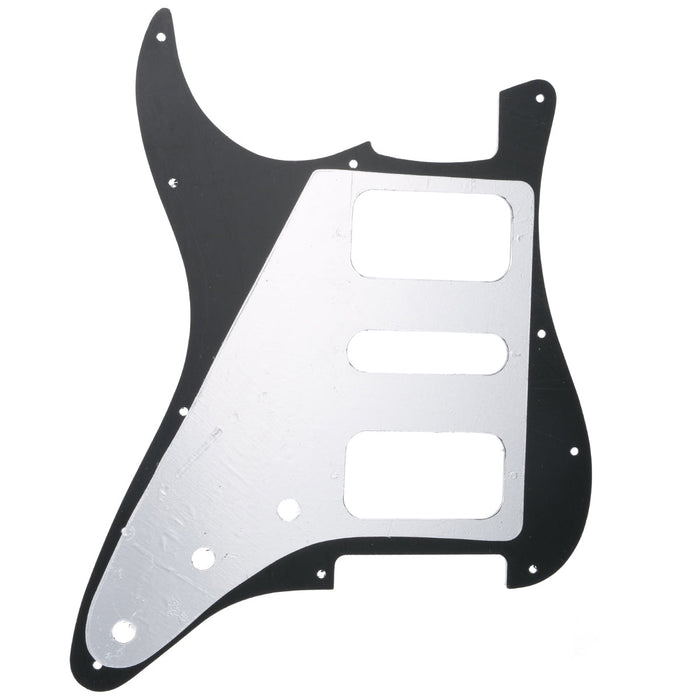 Musiclily Pro Battipenna per chitarra con angoli arrotondati HSH a 11 fori per chitarra elettrica stile American Mexican Fender Standard Strat, 3 strati/4 strati