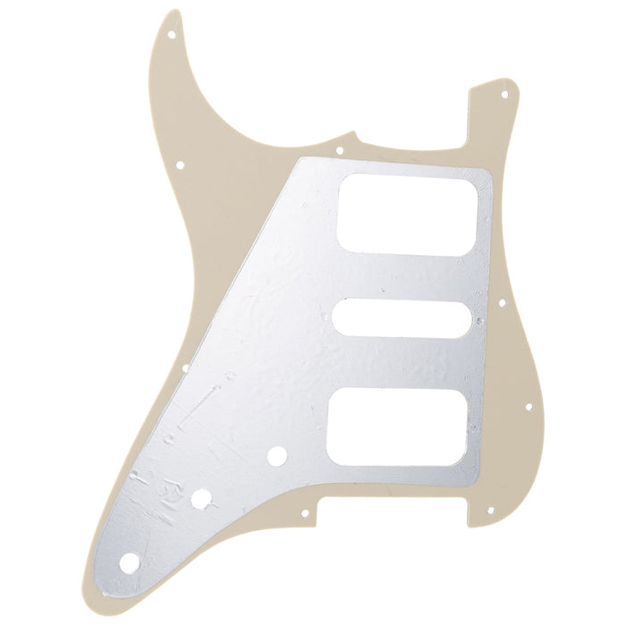Musiclily Pro Battipenna per chitarra con angoli arrotondati HSH a 11 fori per chitarra elettrica stile American Mexican Fender Standard Strat, 3 strati/4 strati