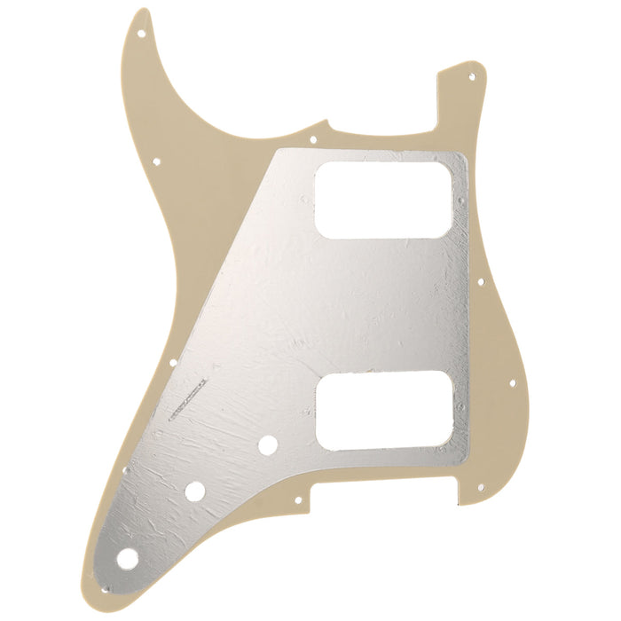Part of musiclily pro 11 holes round corner hh guitar pickguard for american mexican fender standard strat style electric guitar 3ply 4ply mx2248p