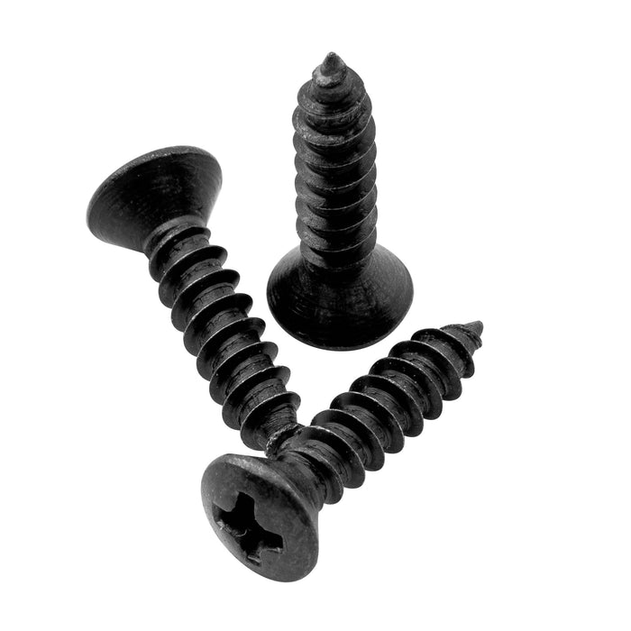 Musiclily Ultra UNC#4-40x1/2 Zoll Senkkopf-Befestigungsschrauben für Schlagbrett aus Edelstahl für E-Gitarre oder Bass im USA-Fender-Stil, 50er-Set