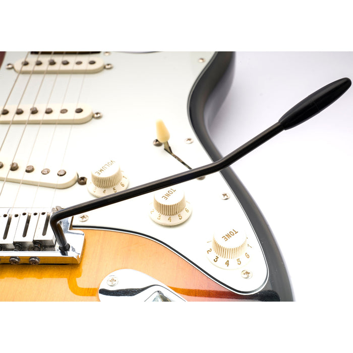 Application of musiclily ultra m5 threaded in full solid stainless steel tremolo arm whammy bar 5mm vibrato arm for mexico fender strat style electric guitar mx2260p