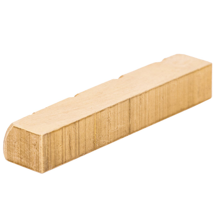 details of musiclily basic 4 string electric bass pre slotted brass nut 38x6x9mm mx2300