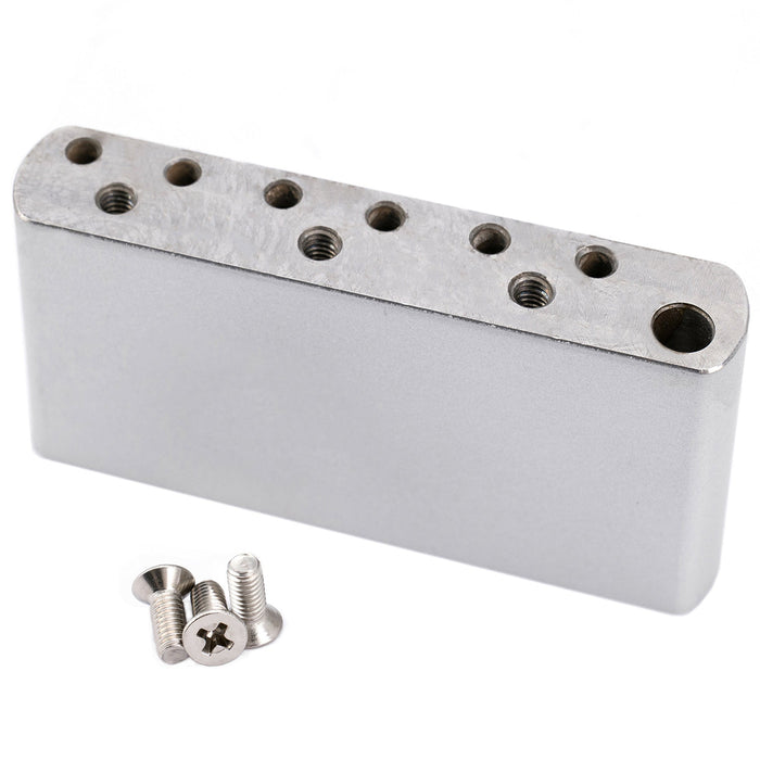 musiclily ultra 52 5mm2 1 16 inch full solid brass steel short mim style tremolo block for china made squier pre 2020 affinity 6 screw electric guitar bridge mx2309