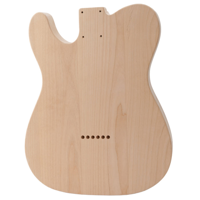 Part of musiclily pro ss hs routing alder tl style electric guitar body unfinished mx2316un