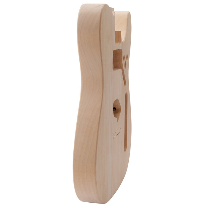 musiclily pro ss hs routing alder tl style electric guitar body unfinished mx2316un details