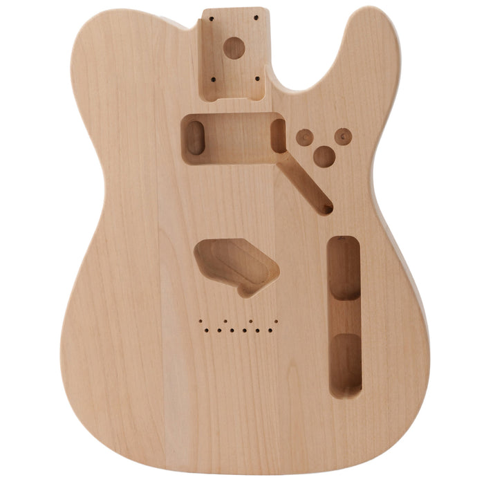 musiclily pro ss hs routing alder tl style electric guitar body unfinished mx2316un
