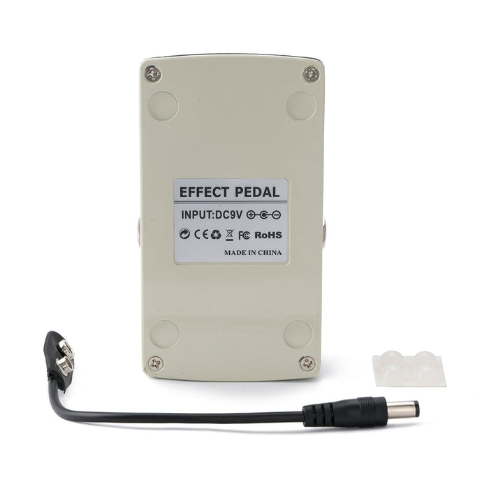 musiclily pro aged white electric guitar effects pedal dc 9v adapter powered true bypass analog delay mx2320p details