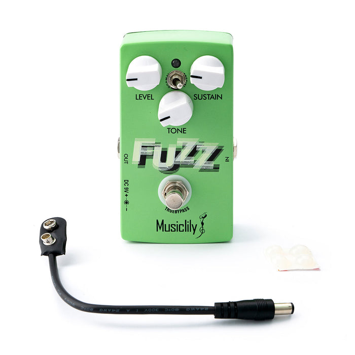 musiclily pro electric guitar effects pedal dc 9v adapter powered true bypass octave fuzz mx2320p