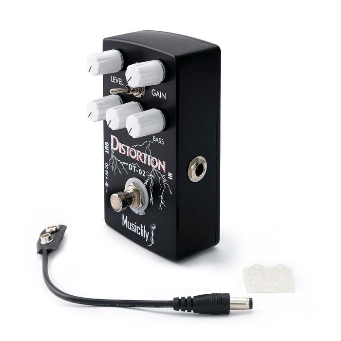 Part of musiclily pro electric guitar effects pedal dc 9v adapter powered true bypass distortion mx2320p