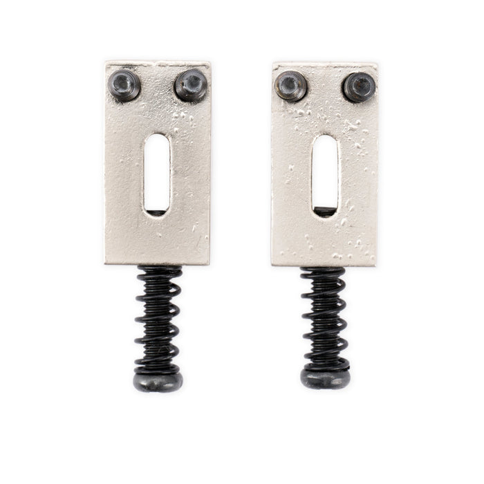 wilkinson m series 10 5mm modern style saddles for strat style electric guitar wilkinson m series bridge mx2339 2p, nickel