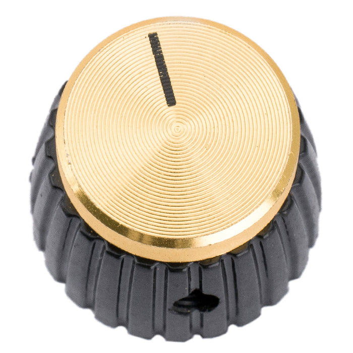 detail of musiclily pro universal amp amplifier push on knobs with set screw for all potentiometers marshall amplifiers
