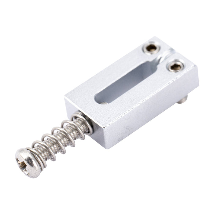 musiclily ultra 10 5mm modern style rectangle full solid brass saddles for strat tele style electric guitar mx2370 6p, gold