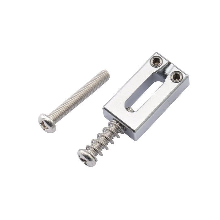 musiclily ultra 10 8mm modern style rectangle full solid brass saddles for strat tele style electric guitar mx2371 6p