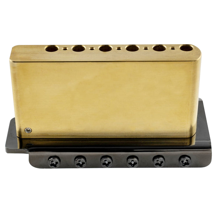 details of musiclily ultra 52 5mm2 1 16 inch standard 6 screw st tremolo bridge with modern brass saddles 36mm solid brass block push in arm for strat style electric guitar mx2373p