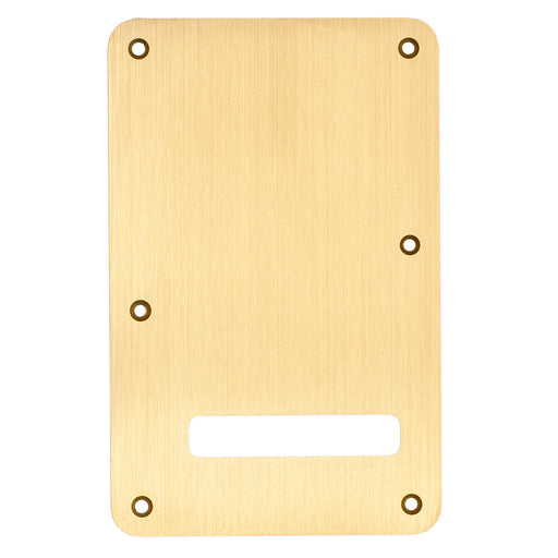 musiclily ultra 6 holes anodized aluminum st guitar backplate for american mexico fender standard strat style electric guitar mx2378p
