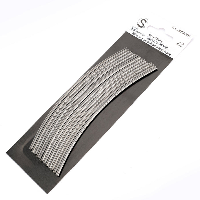 sintoms rss277140 ringing stainless steel series 2 8mm jumbo fret wire set for ibanez esp jackson hard rock metal guitar mx2408