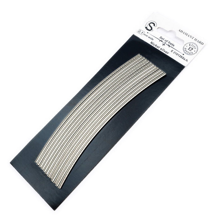 sintoms e210128 e215114 elite series nickel silver extra hard 2 1mm 2 2mm small fret wire set for classic acoustic guitar mx2410