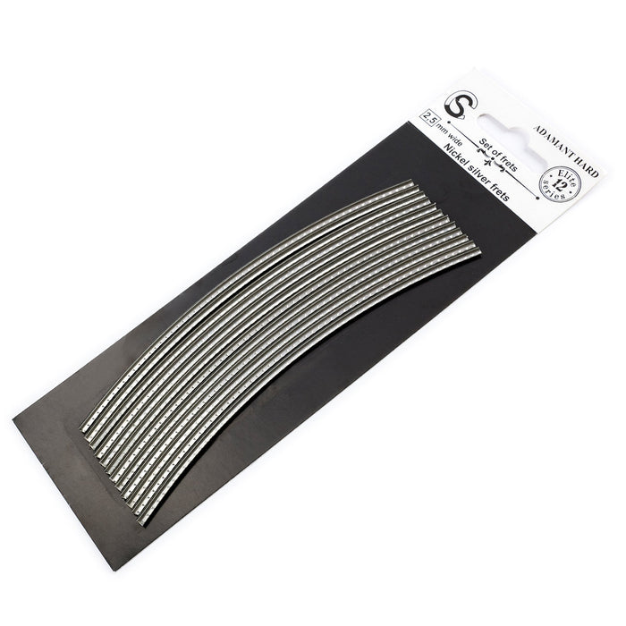 sintoms e230140 e249119 elite series nickel silver extra hard 2 3mm 2 5mm medium fret wire set for electric guitar mx2412