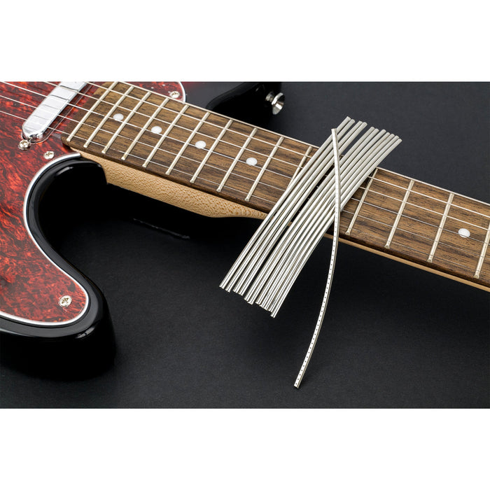 Application of sintoms e270091 elite series nickel silver extra hard 2 7mm jumbo fret wire set for lp sg style electric guitar mx2415