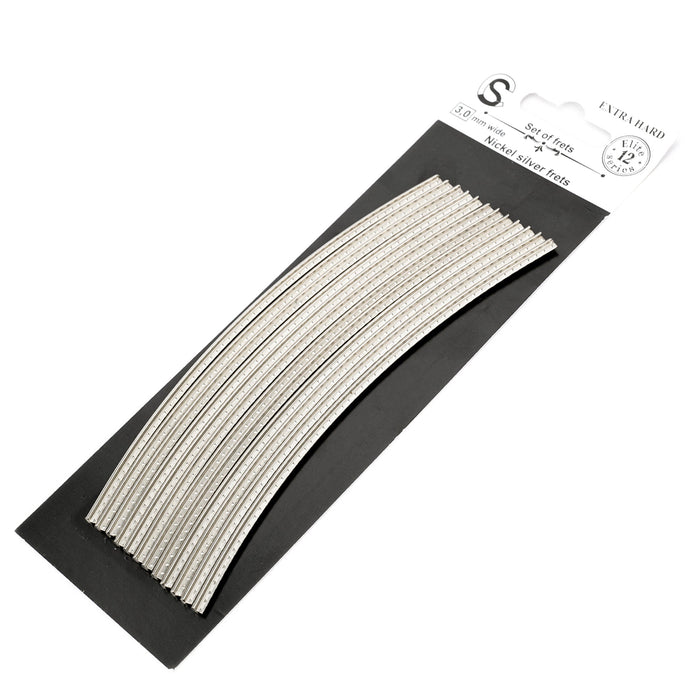 sintoms e300147 elite series nickel silver extra hard 3 0mm jumbo fret wire set for electric bass mx2418