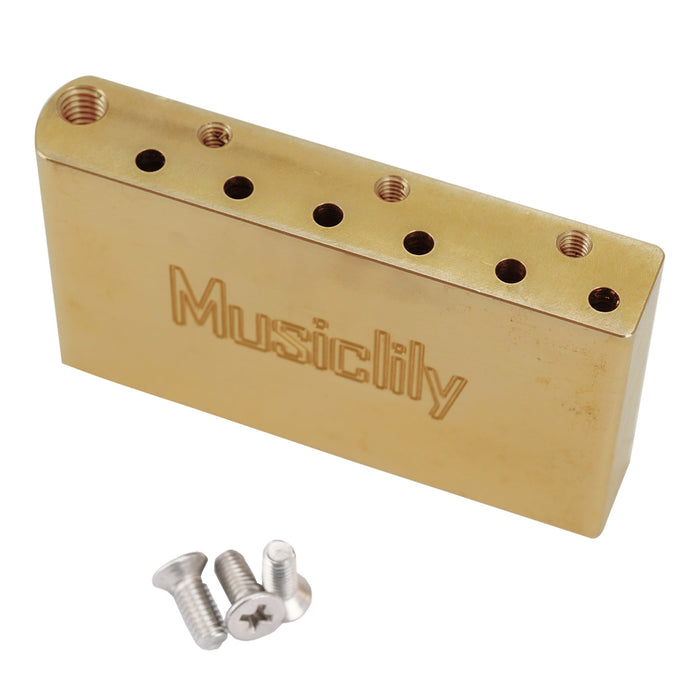 musiclily ultra 52 5mm2 1 16 inch full solid brass steel tremolo block for china and indonesia made squier standard series electric guitar bridge 40mm tall mx2424