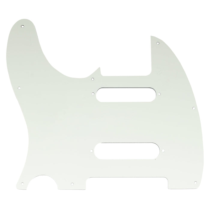 Musiclily Pro 8 Furos Protetor de Palheta para Guitarra Elétrica Fender Deluxe Nashville Tele Estilo dos EUA/México, 3 camadas/4 camadas em Aço Inoxidável