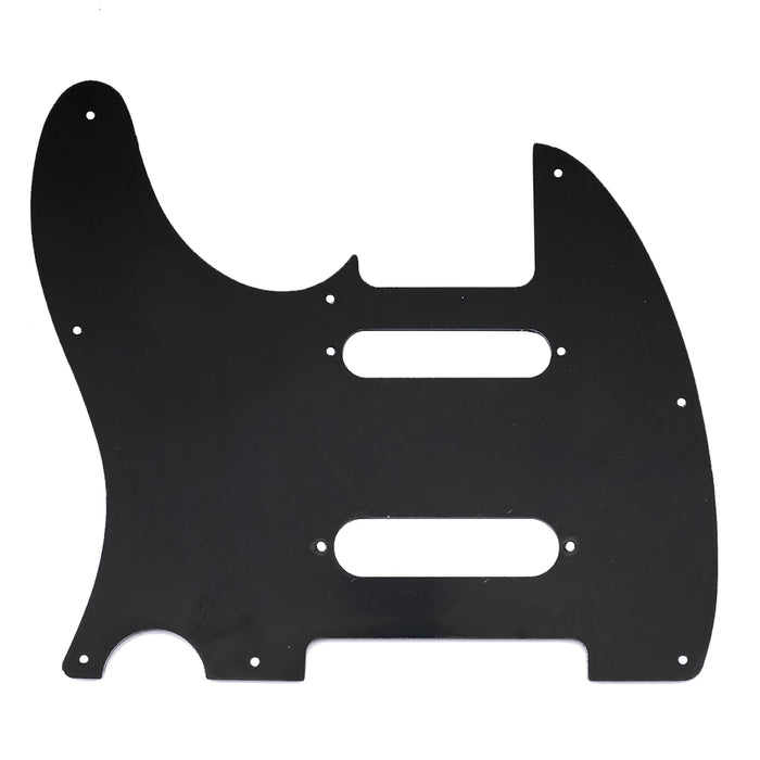 Musiclily Pro 8 Furos Protetor de Palheta para Guitarra Elétrica Fender Deluxe Nashville Tele Estilo dos EUA/México, 3 camadas/4 camadas em Aço Inoxidável
