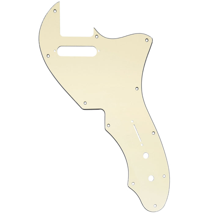 musiclily pro 11 holes guitar pickguard for usa fender 69 tele thinline style electric guitar 3ply 4ply mx2454p cream